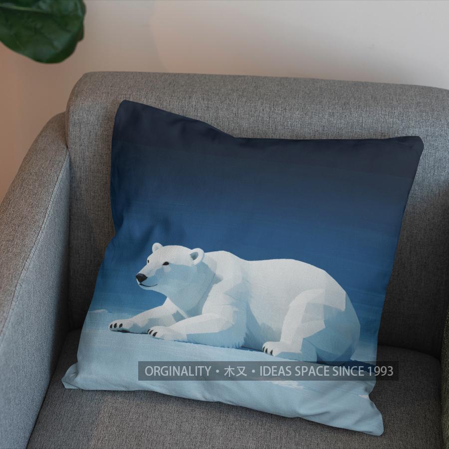 2D Cute Hedgehogs Pattern Pillow Cover For Home Pattern Cushion Cover Suitable For Sofa Bedroom Car Pillow Cover