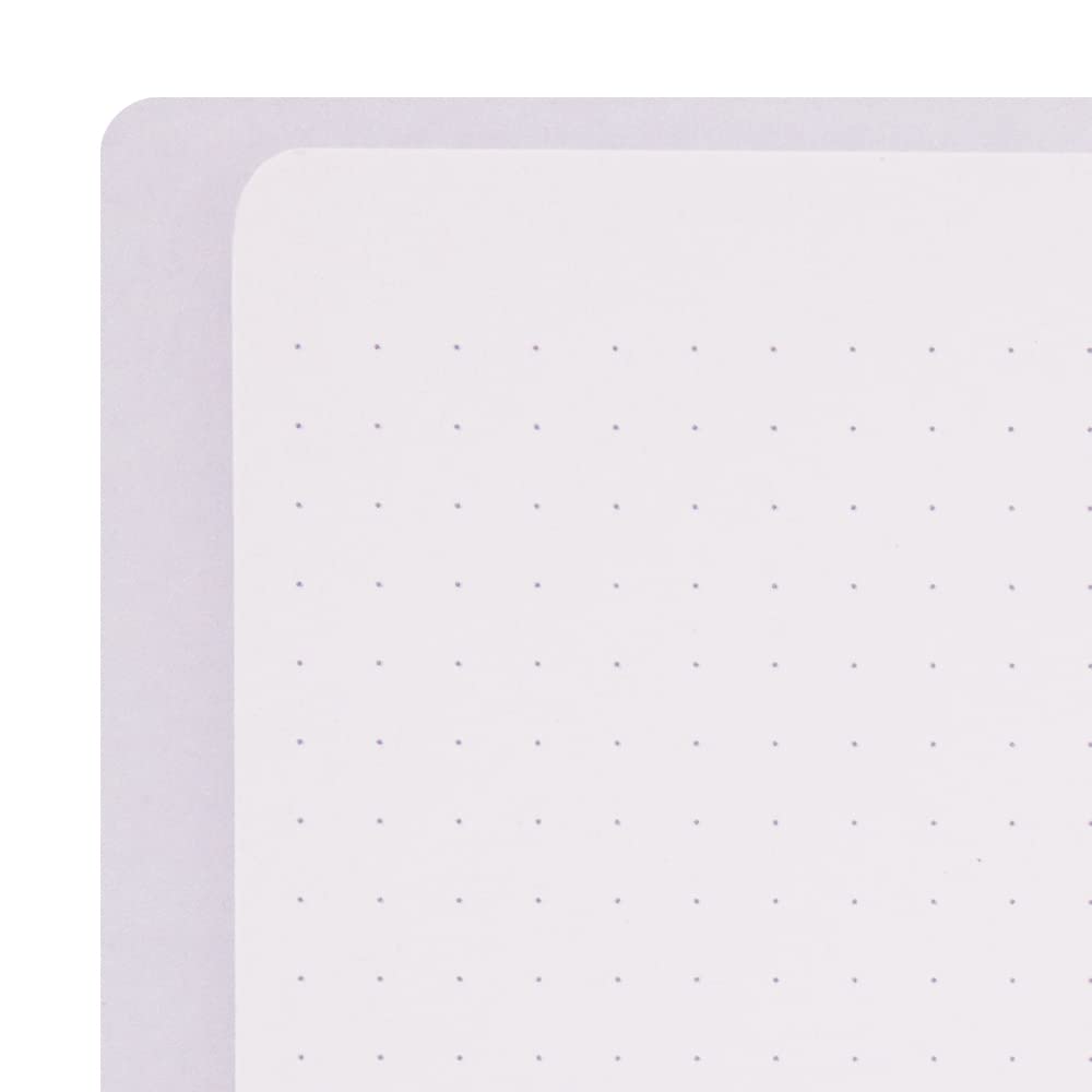 MIDORI Ring-Bound Notebook, Color Dot Grid, A5 - Purple