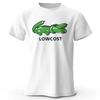 Green Crocodile Print T-shirt Lowcost Crocodile Funny Graphic Men's Short Sleeve Overd Tee Shirt Men Woman Clothing Summer#Color