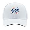 Minimal Japanese Sushi Brush Emblem Hip Hop Hat Fashion Outdoor Sports Sandwich Baseball Cap