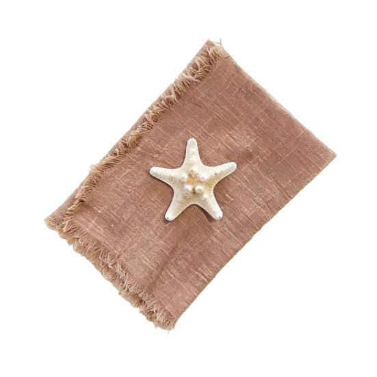 Bohemian Napkin with Fringe Solid Color Dinner Napkin Machine Washable Rustic Napkin for Home Farmhouse Party Wedding Dining Table Decor