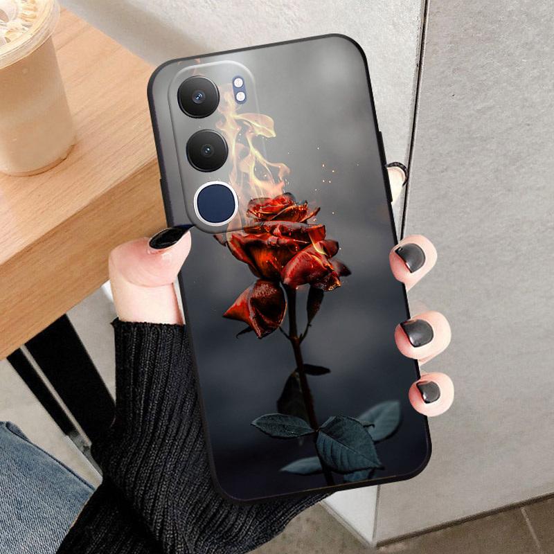 For VIVO Y19S 4G Phone Case Soft Silicone Back Cover Coque For VIVO Y 19 S Cases Black TPU Shockproof Fundas Shell Y19S Capa