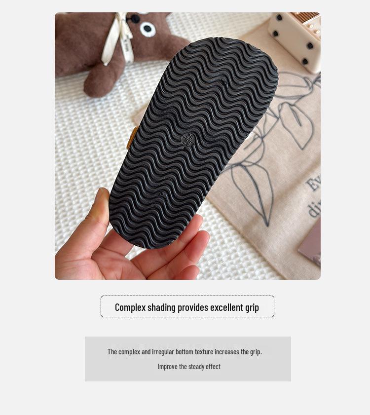 Girls' Outdoor Cartoon Cat Birkenstock Slippers - Cute, Soft Sole, Fashionable Half-Slippers for Spring and Autumn.