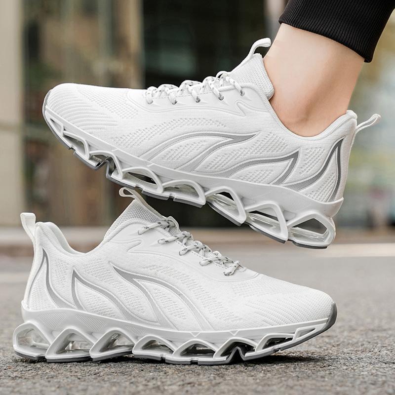 Men'S Sports Shoes Breathable Mesh Fabric Daily Wear Running Shoes Lightweight And Comfortable Men'S Style 39-46