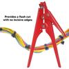 Adjustable Tension Cable Tie Tool Flush Cut 8 Inch Length Zip Tie Tool Red Portable Design Tensioning and Cutting Tool