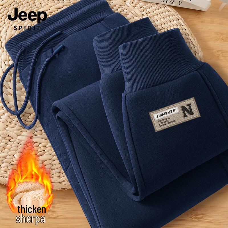 JEEP SPIRIT Men s Fleece Lined Jogger Pants M (170cm)