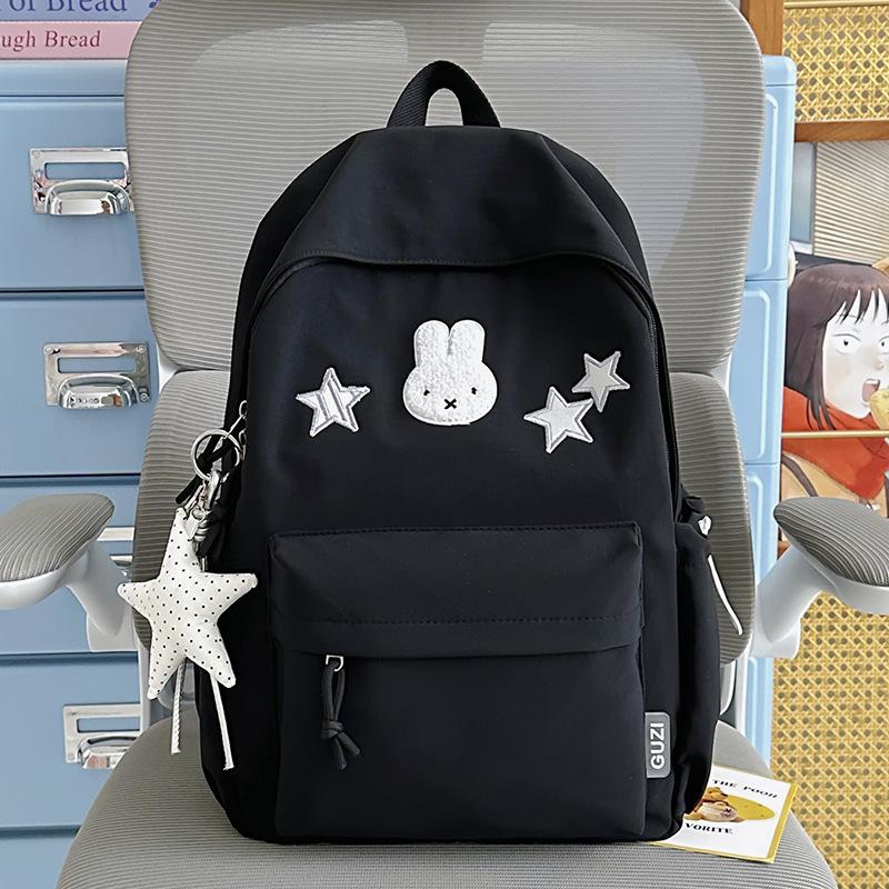 Schoolbag1011 Middle and High School Students Ins Backpack Large Capacity High Value Travel Backpack Cartoon Cute Student Schoolbag