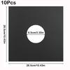 New 7/10/12 Inch Vinyl Record LP Jackets Kraft Paper Black Album Covers Record Jacket