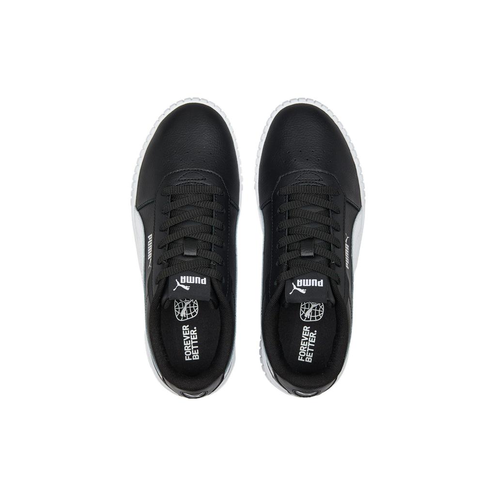 Puma Carina 2.0 Leather Low-Top Sneakers Women Sneakers Black White 385849-10