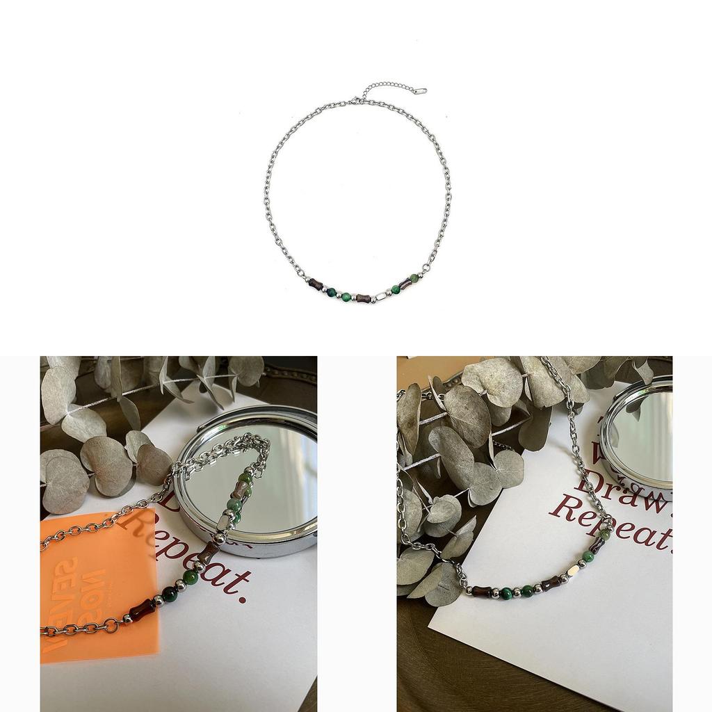 Modern Geometric Stainless Steel Cross Chain Necklace For Men And Women