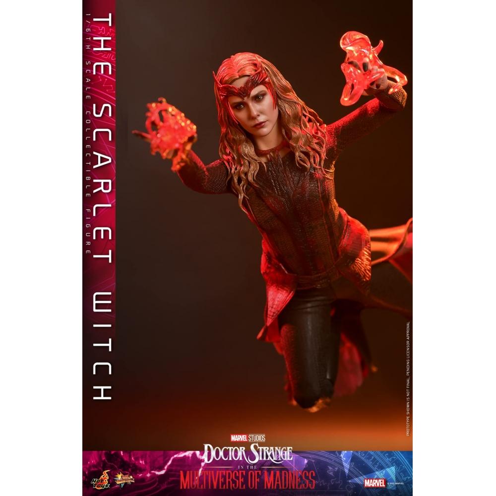 Movie Masterpiece Doctor StrangeMultiverse of Madness Scarlet Witch 16 Scale Figure Red Height Approx. 28cm MMS652