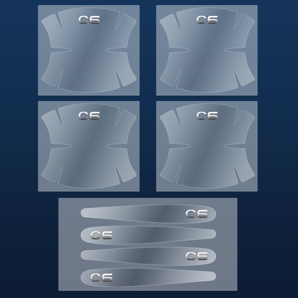 TXBB4 8PCS Transparent Car Door Handle Cup Protector Film Anti Scratch Sticker For Citroen C1 C2 C3 Grand C4 Picasso C4L VTS C-ELYSEE