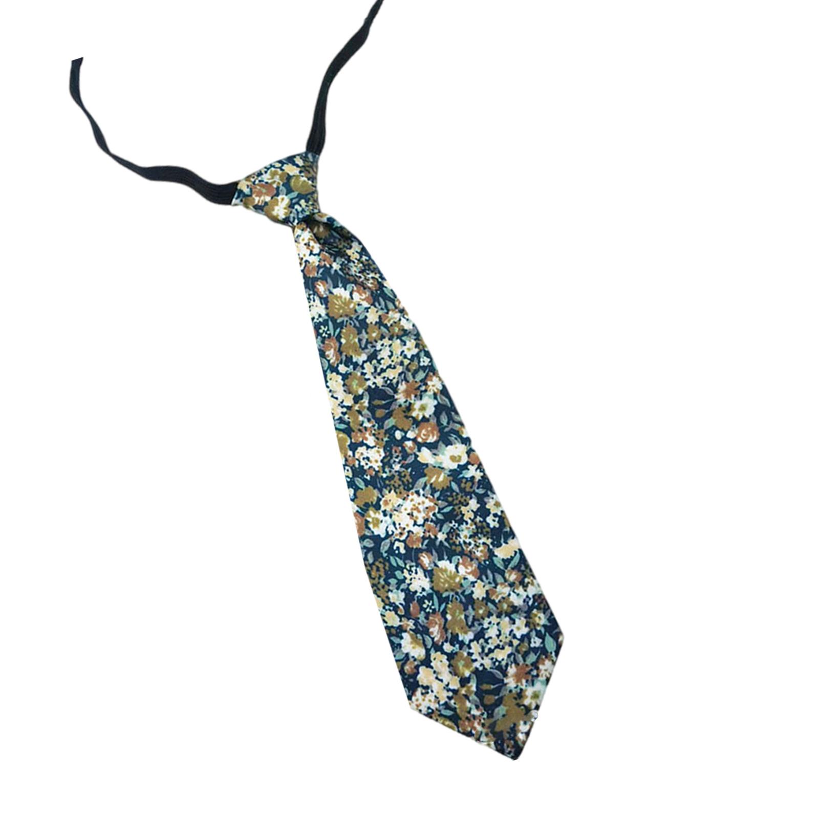 

Унисекс Японский Кампусный Галстук Элегантный Бабочка Цветочный Принт Молнии Готовый Галстук для Студенческой Формы и Воротника Рубашки B