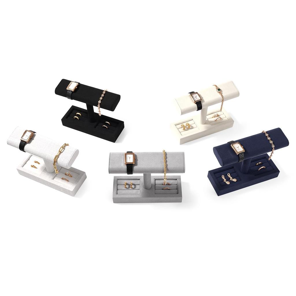 Papten Watch Holds 2 Made of Stylish and Perfect for and J00402 Stand, Watches, High-Quality Microfiber, Display, Storage, Photography, Gifting, More,