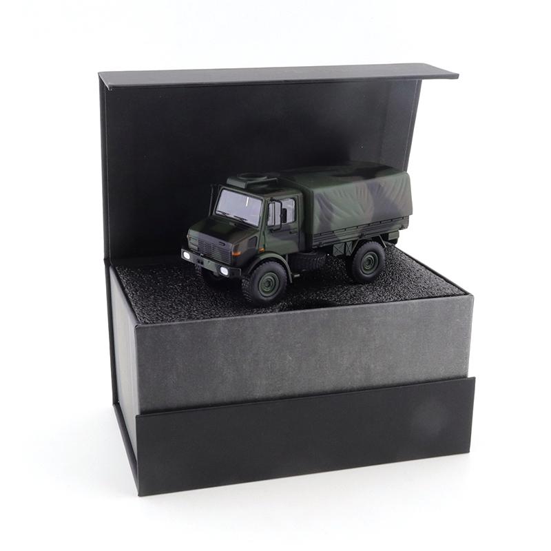MASSDI 1/64 Unimok U1300L Off-road RV Truck Special Rescue Truck Car Alloy Motor Vehicle Diecast Metal Model Kids Toys for Boys