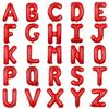 50pc 16 Inch Red Rose Gold Silver Foil Letter Alphabet Balloons Wedding Happy Birthday Party Decoration Kids Baby Shower Supplies KTY
