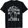 Retro Alaska Berg _ Vintage Alaskaans T-shirt