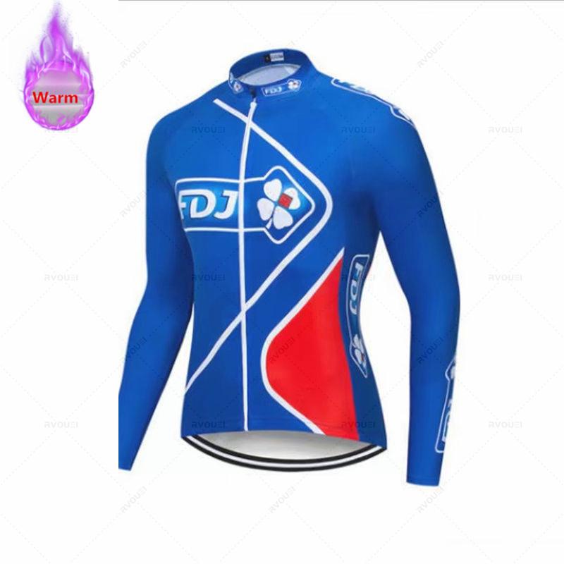 2026 Winter Thermal Fleece Cycling Jersey Set Sports Team Bike Suit Mountian Bicycle Clothing Ropa Ciclismo Invierno Hombre