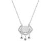 Guochao Ruyi Pendant Necklace: Women's Retro Ethnic Longevity Lock Collarbone Chain - Elegant Artistic Sweater Chain Trendy Design