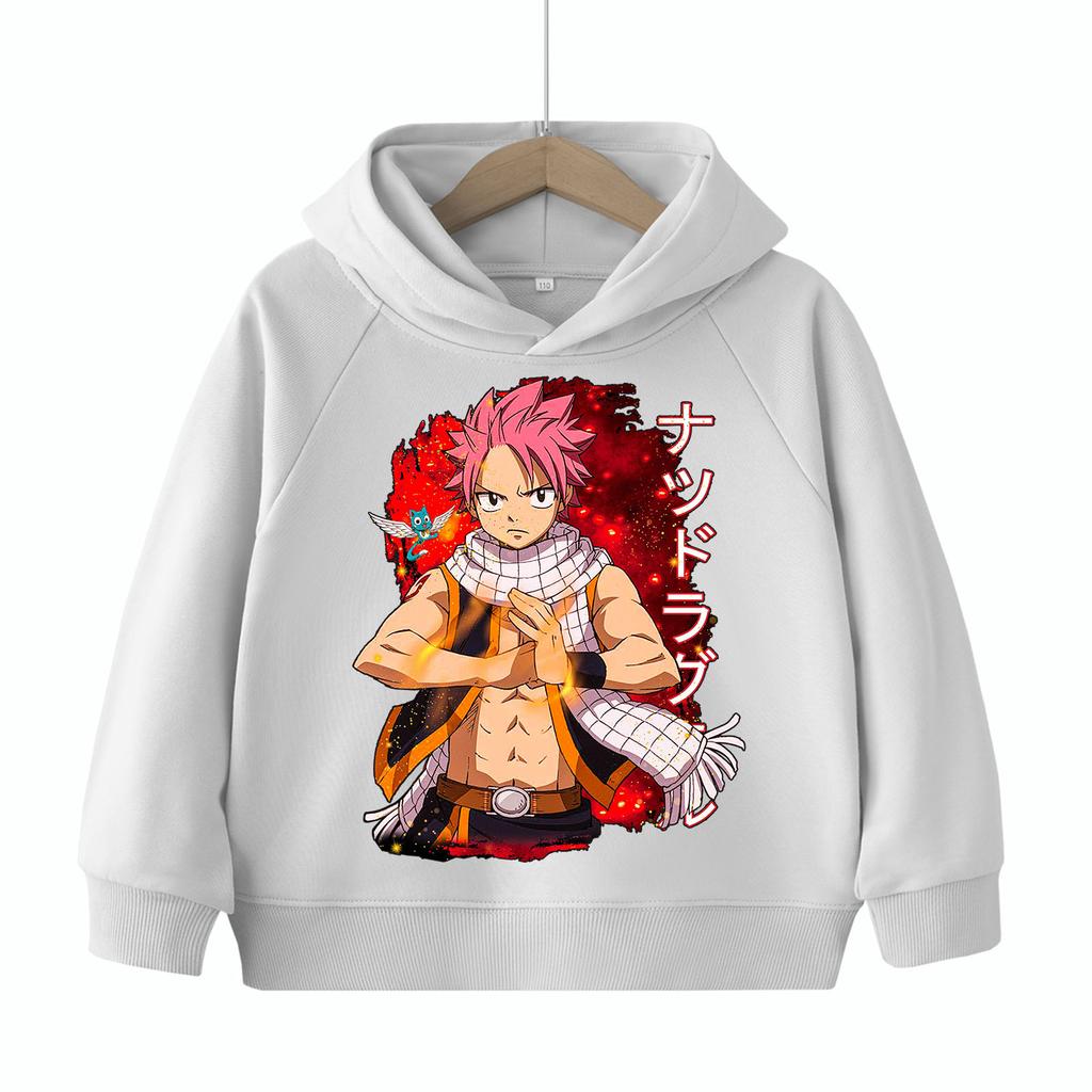 Fairy Tail Anime Children's-Hoodie Harajuku Hip Hop Pullover Tops Sweatshirt