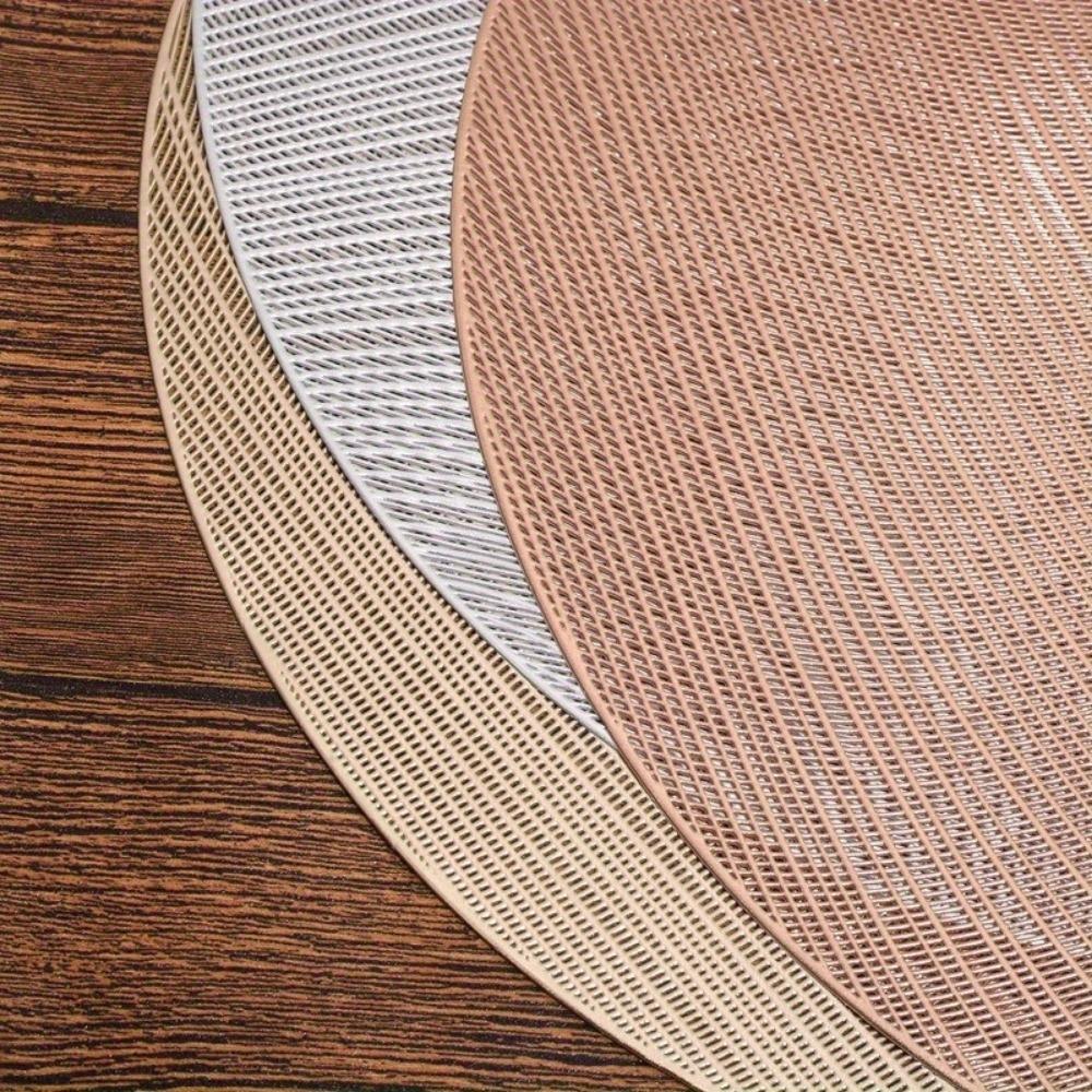 2 st Runda Bordstabletter Kök Matbordsunderlägg Biffunderlägg Värmeisolerande Skydd Restaurang Heminredning