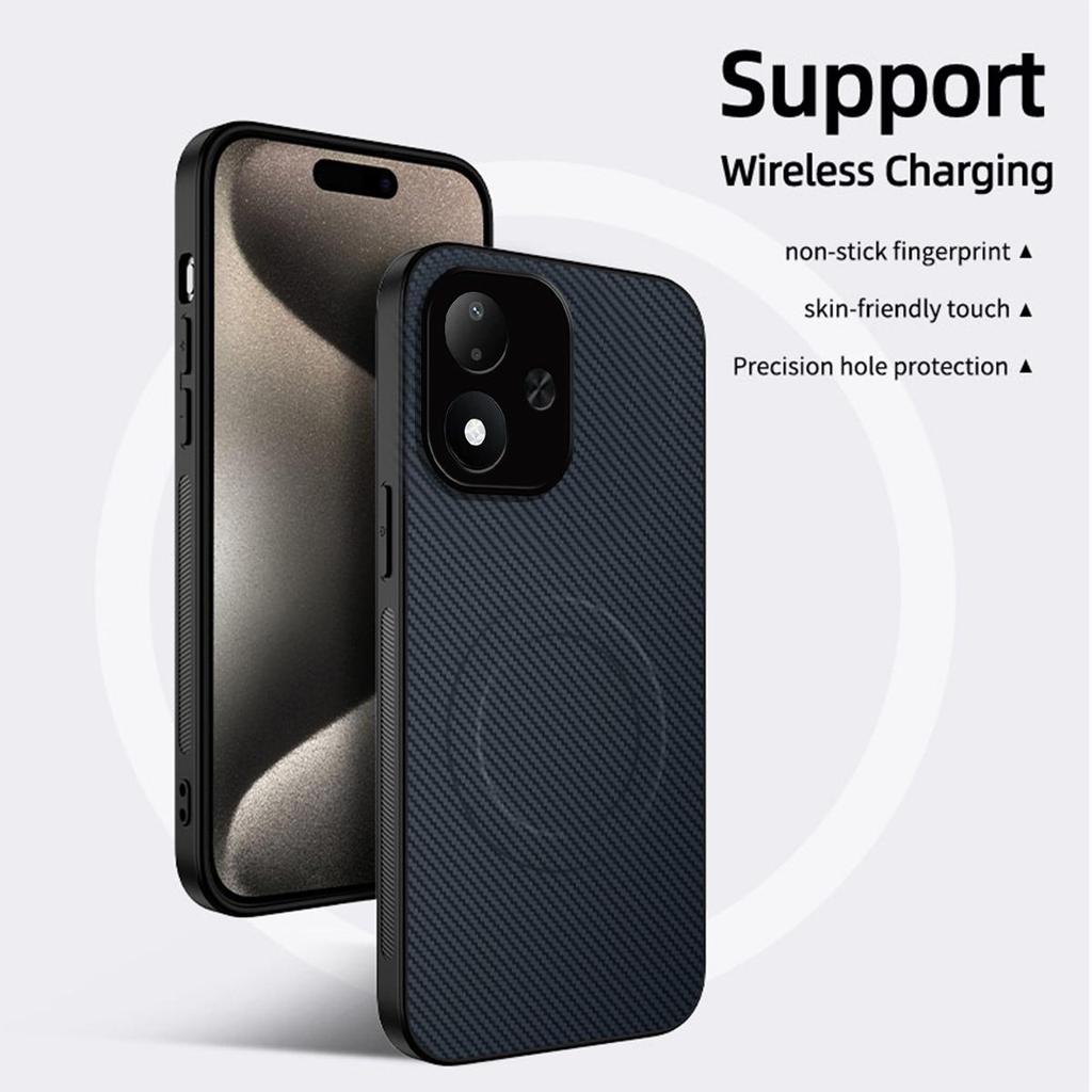 Carbon Fiber Texture TPU Phone Case for Xiaomi Redmi Note 17 5G 4G Shockproof Soft Cover