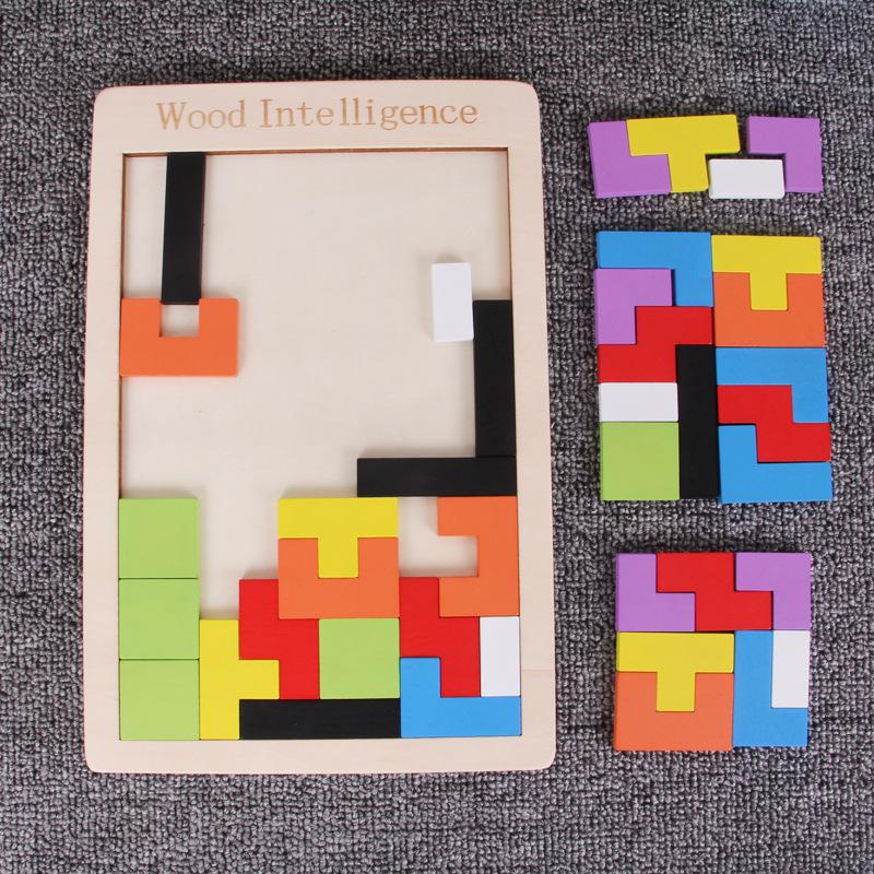 Russian Blocks: Educational Wooden Baby Puzzles - Versatile Building Blocks for Early Learning