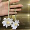Handmade Flower Ornament Realistic Easy To Hang Car Rear View Mirror Hanging Charm Automotive Interior Ornament