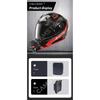 Für Nolan X-lite X803rs Helm Benutzerdefinierte Aluminium-Kinnbefestigung für GoPro Hero12 11 10 DJI Action 5pro 4 3 Insta360 X4 Ace pro Kamera
