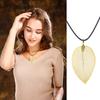 Mode Einzigartig Natürlich Echter Blatt Choker Anhänger Halskette Für Frauen Echte Blattform Filigran Hochzeit Halskette Schmuck Geschenk