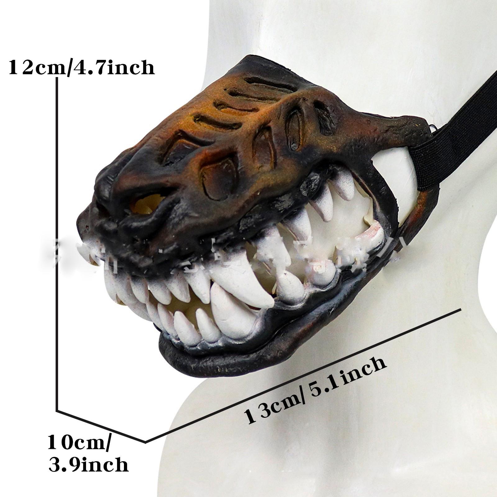 Dog Mouth Mask Padded Latex Rubber Dog Muzzle Halloween Movie & Tv Headdress Latex Props Animal Weird Masks