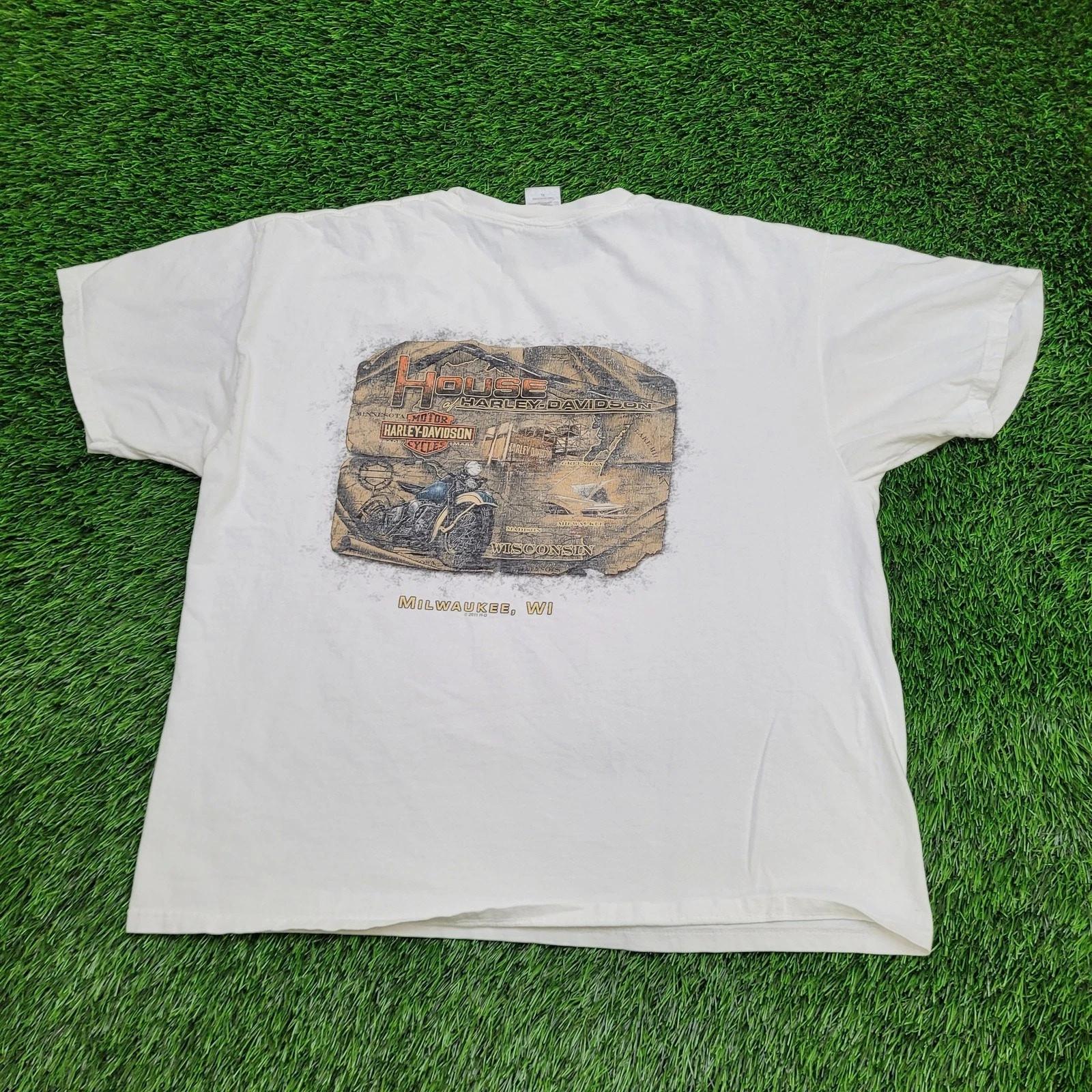 Harley Davidson Pocket Shirt XL 23x26 Milwaukee Wisconsin XL