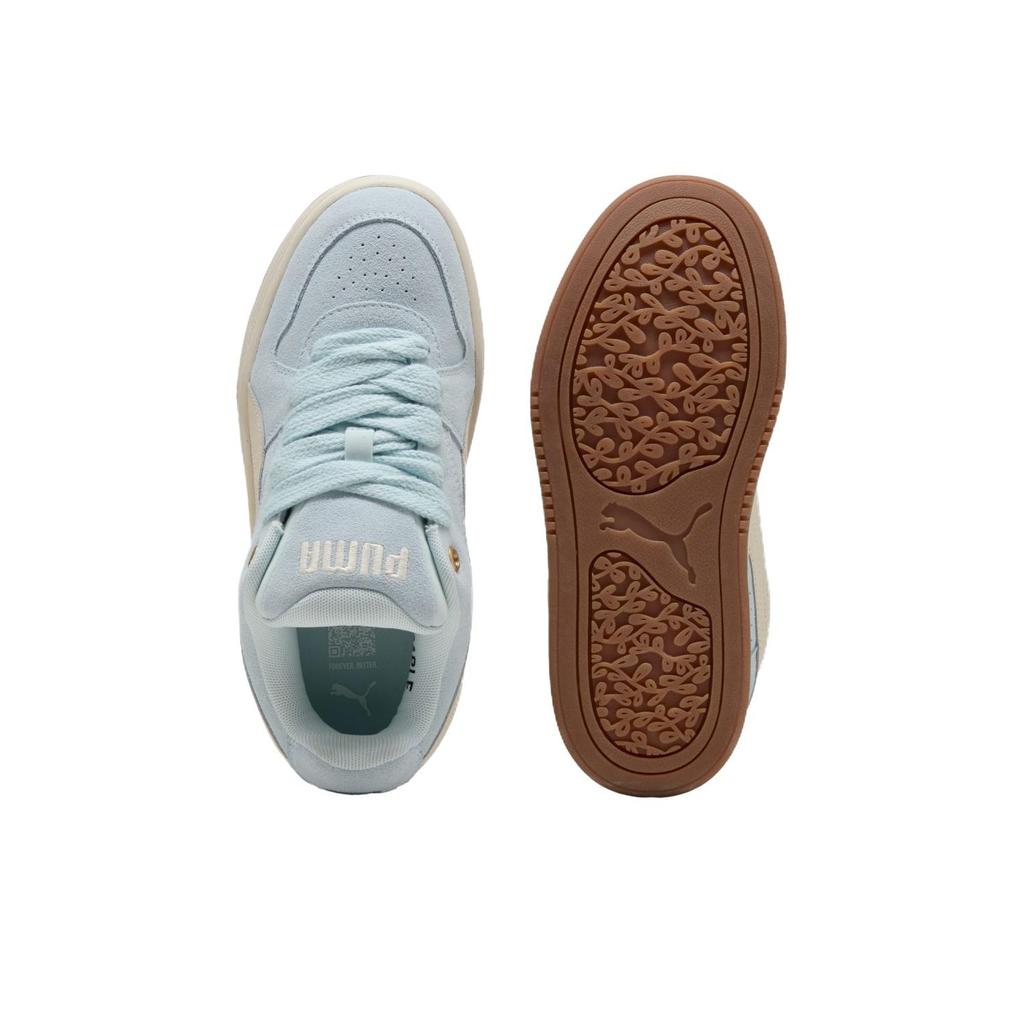 Puma Park Luna Suede Fashion Comfortable Support Skate Shoes Women Sneaker Blue Gray 402510-04