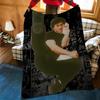 Celebrity J-Jackie C-Chan Throw Flannel Cozy Print Blanket, Portable, Durable Machine Washable Cute Cool