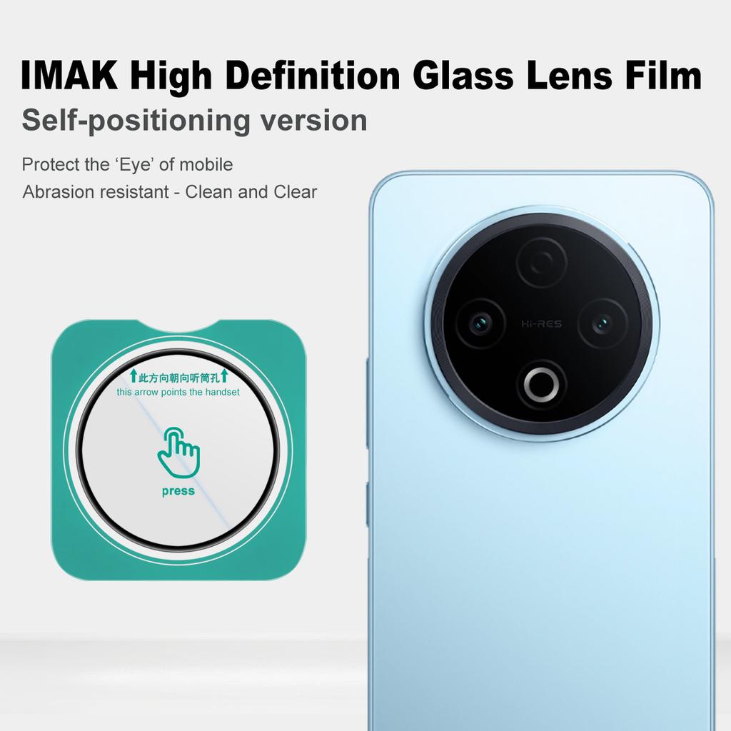 For Vivo Y500 5G Glass IMAK High Definition Glass Lens Film Self-positioning Version