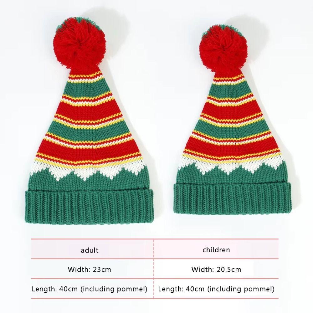 Holiday Party Knitted Hat Santa Leisure Cap New Beanie Cap