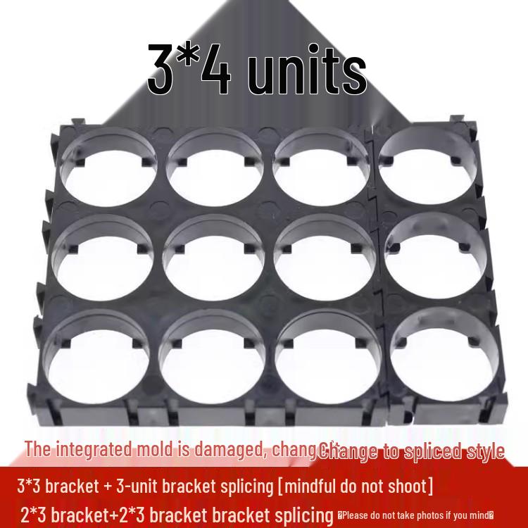 18650 Lithium Battery Holder for Single, Double, Triple Cells (3x4, 3x5, 4x5) Fixing Bracket
