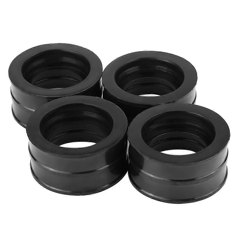 4Pcs Motorcycle Carb Carburetor Intake Manifold Boot Joint for Honda VF700C VF700F VF700S VF750