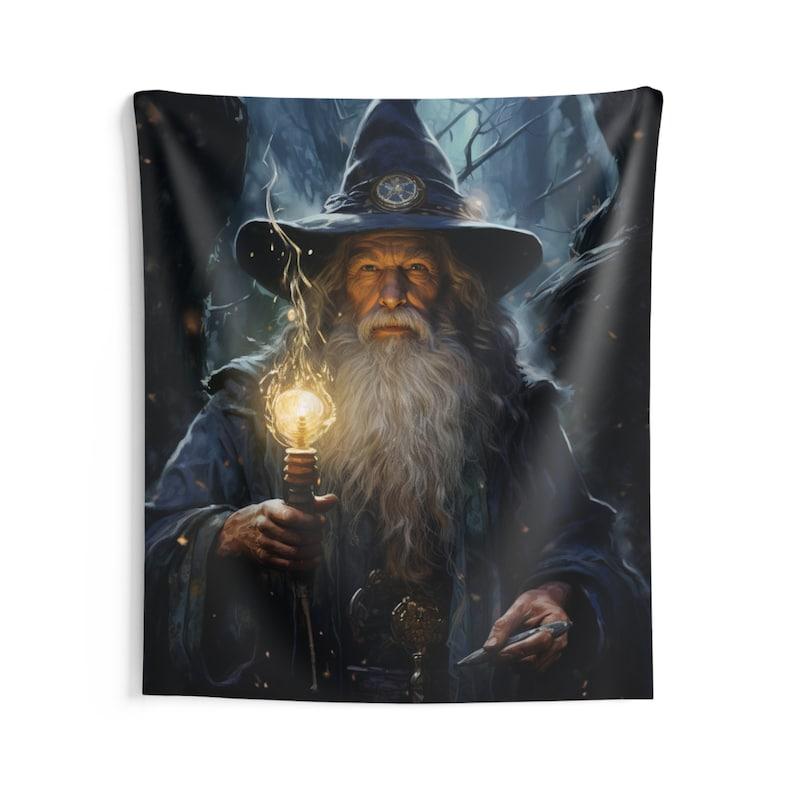 wizard tapestry 75x100 чёрный