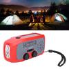 Emergency Hand Crank Radio with LED Flashlight AM FM NOAA Portable Weather Radio with 2000mAh Battery USB  d Solar Power for Camping