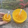 10pcs Practical Fruit Fly Trap Killer Yellow Insect Trap Fly Catcher  For Home Farm Orchard