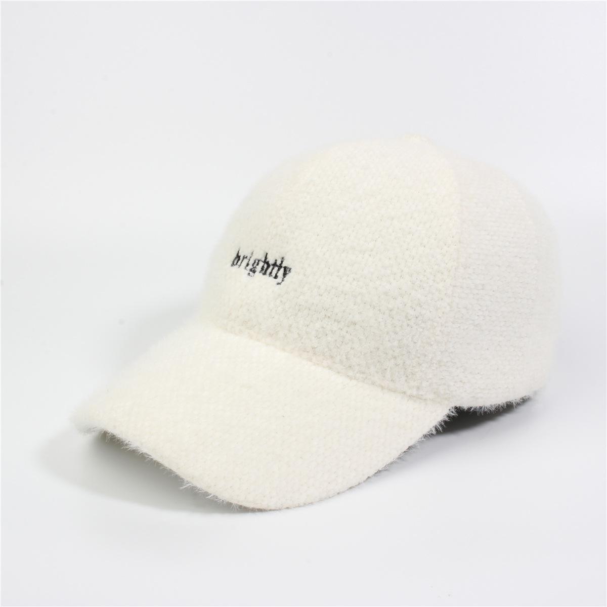 

Женская утолщенная мохеровая и бархатная шапка-утконос - универсальная модная корейская бейсболка на осень/зиму D type, M (56-58cm)