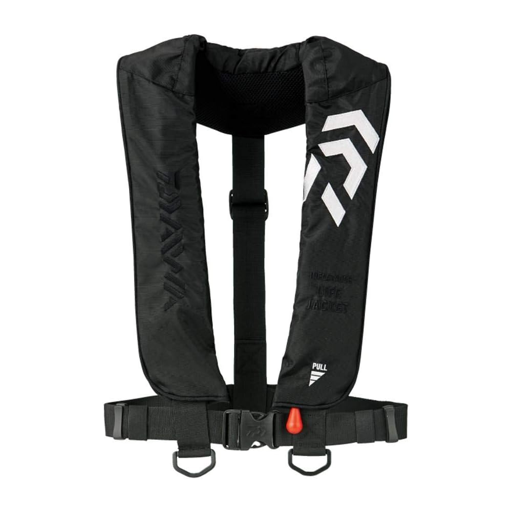 Daiwa Inflatable Life Jacket Automatic Manual Black Free Size DF-2608