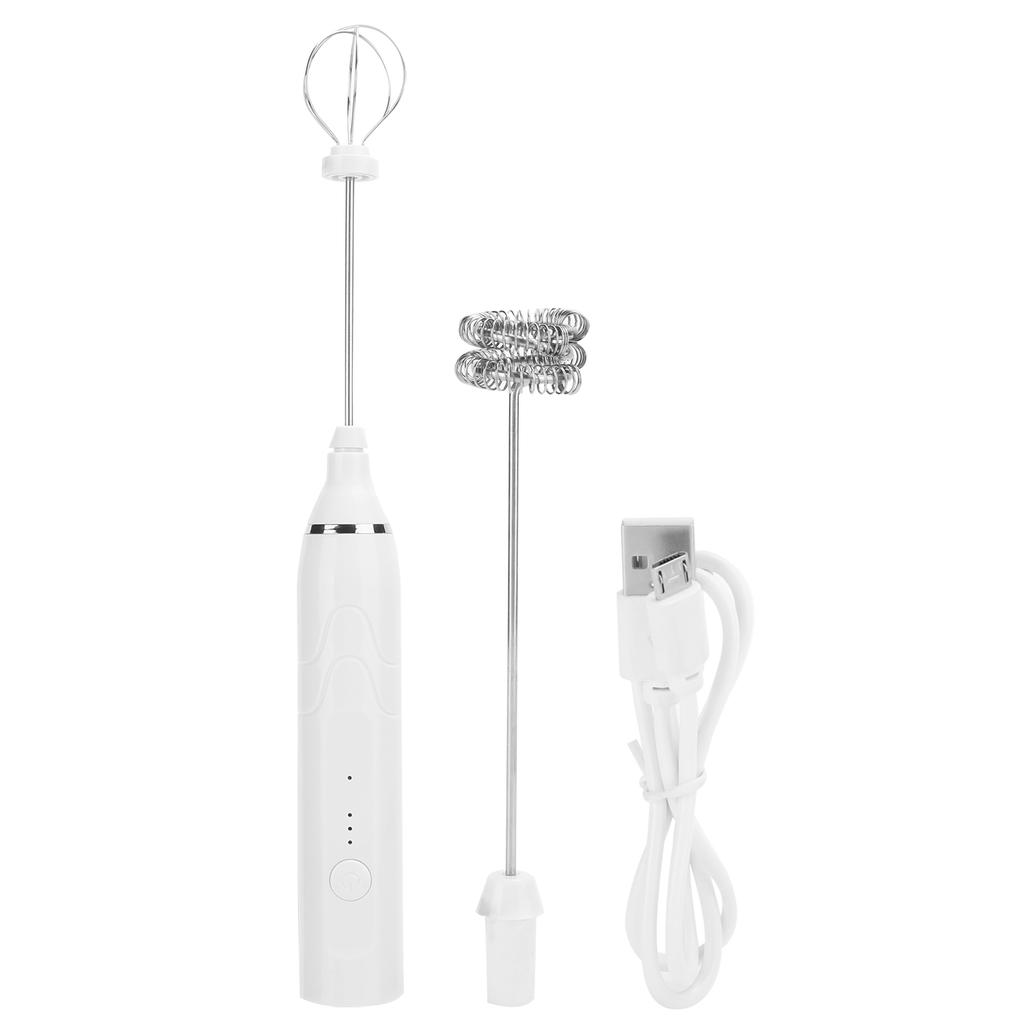 Electric Milk Frother USB Charging 3 Speeds   Handheld Mixer Household Supplies