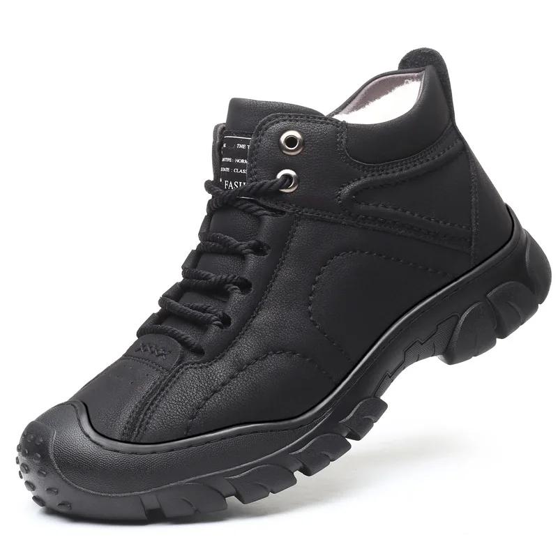Fashion New Snow Boots Protective and Wear-resistant Sole Man Boots Warm and Comfortable Winter Walking Boots444
