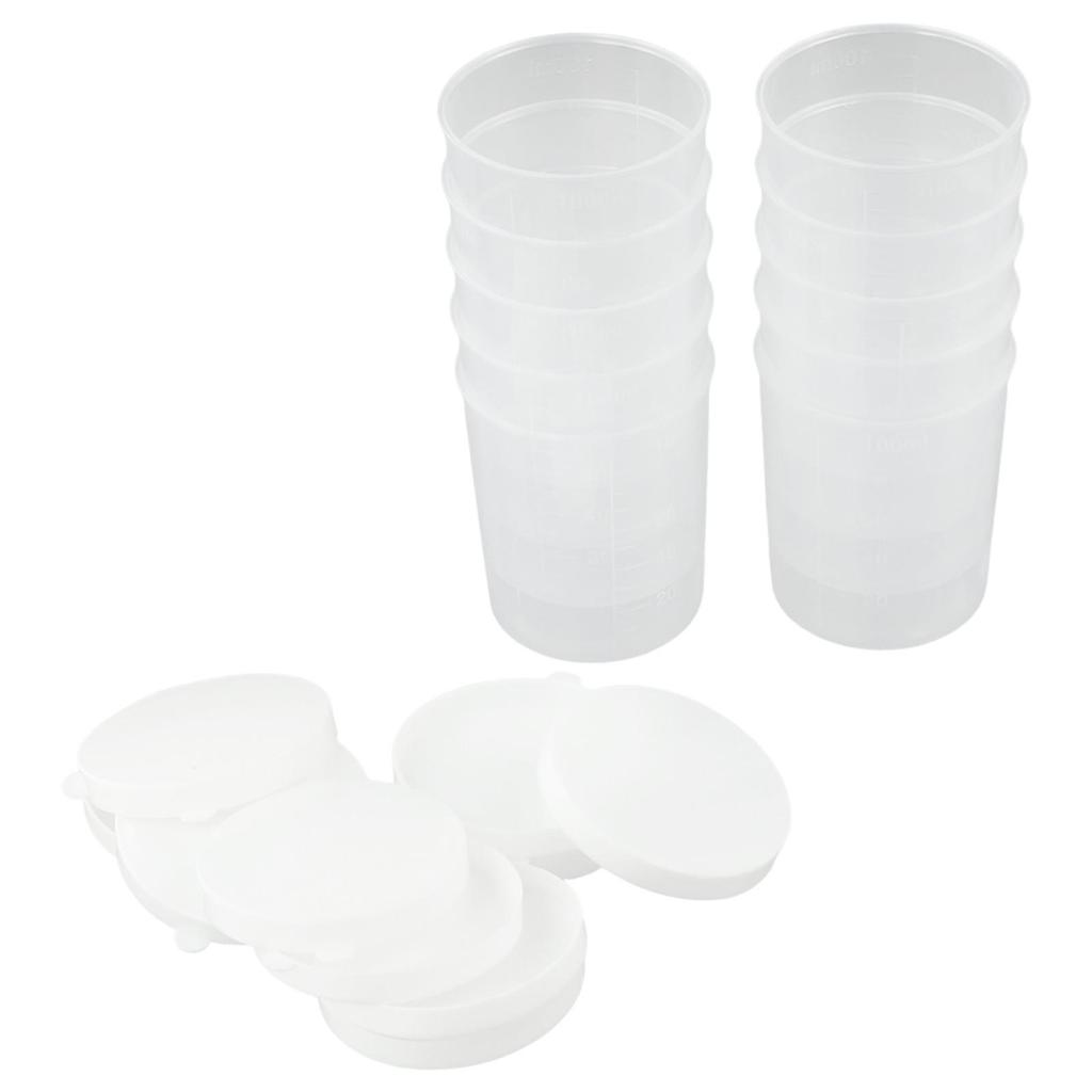 10Pcs Measuring Cups With Scale For Measure Small Amounts Of Liquids And Samples