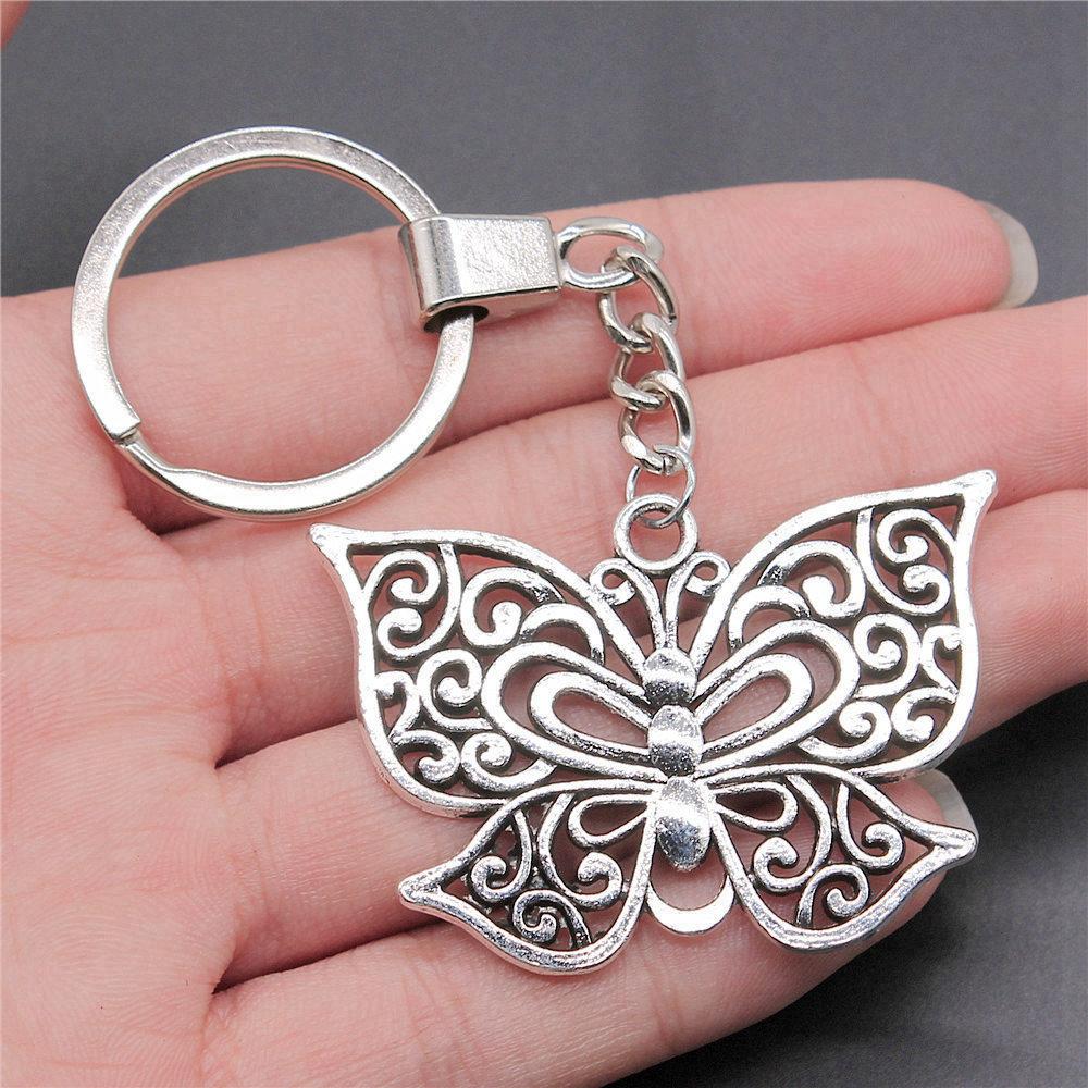 30mm Keychains Butterfly Bird Kids' Jewelry Materials QY010