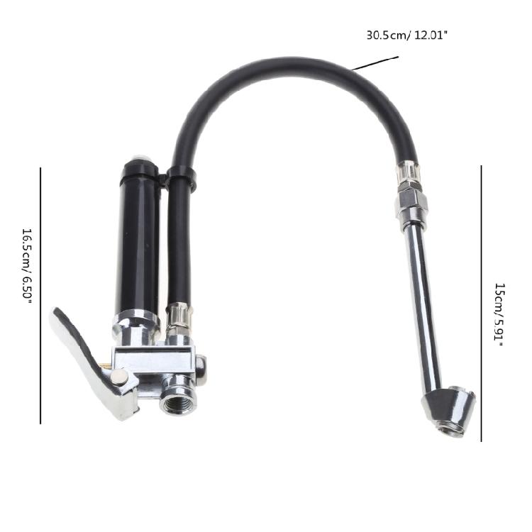 Heavy Duty 10-120 PSI Bayonet Style Inflator Gauge Universal for Car Truck