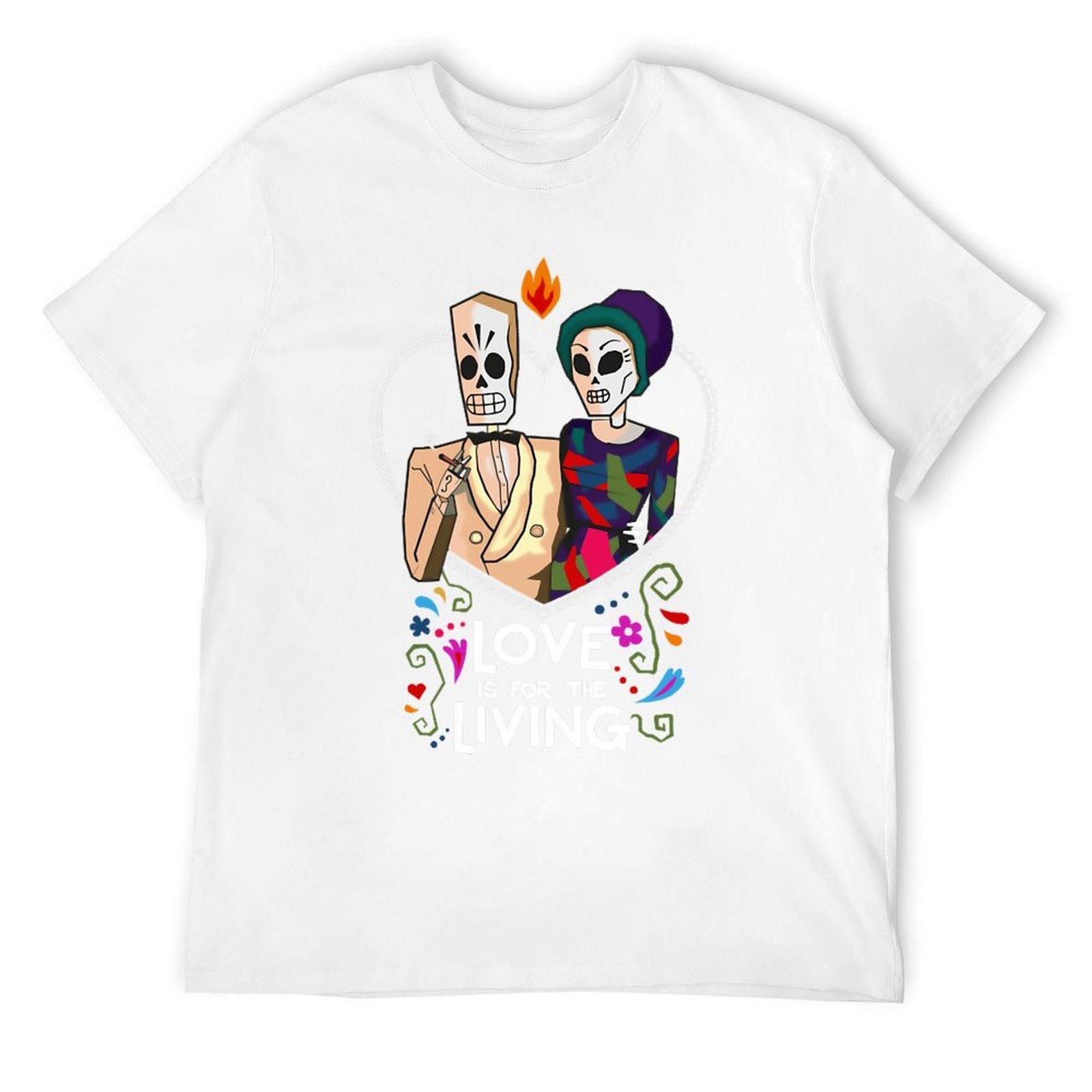 GRIM FANDANGO T-Shirt kawaii clothes cute tops quick-drying t shirts for men S