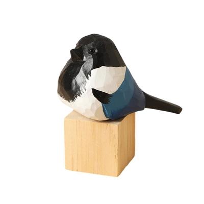 Bird Sculpture Artisanal Decorative Gift with Block For Nature Lover
